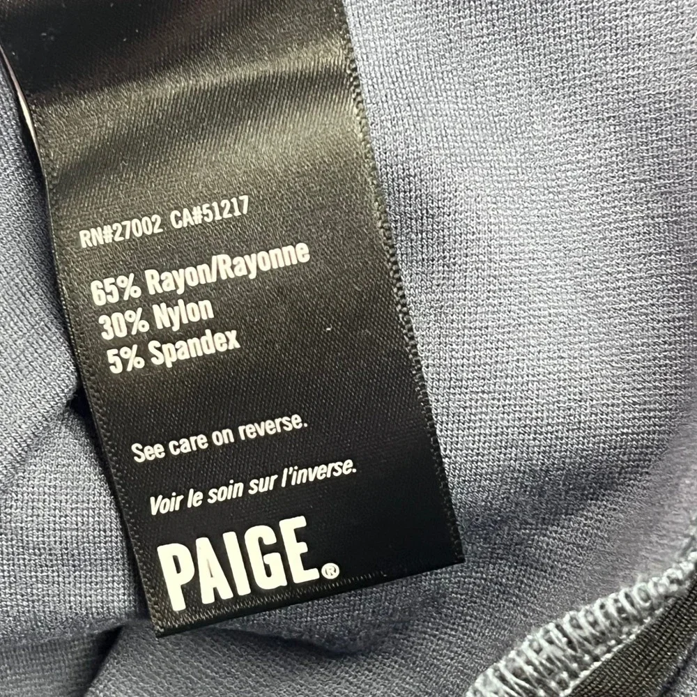 PAIGE Stafford‎ Trousers Men's Ocean Storm Stretch Performance Pants Size 33x29